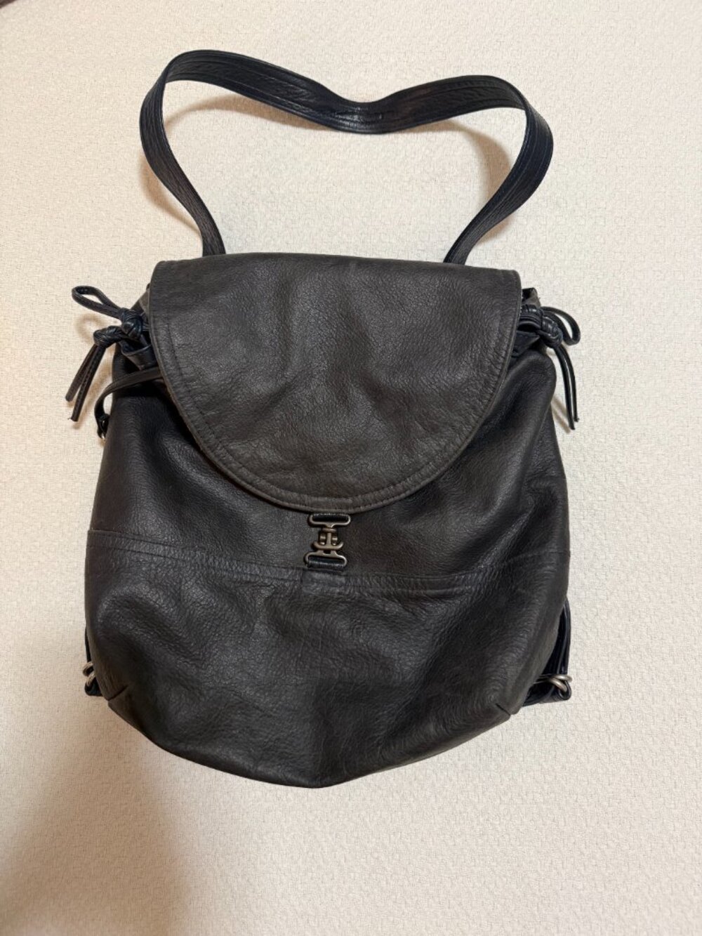 Rough & Tumble Black Convertible Backpack/Tote